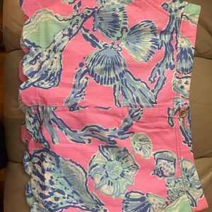Lilly Pulitzer Pink and Blue shorts size 12